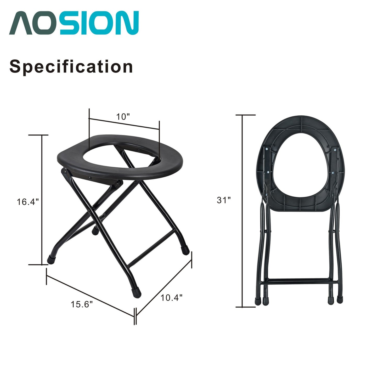 AOSION Portable Toilet for Camping