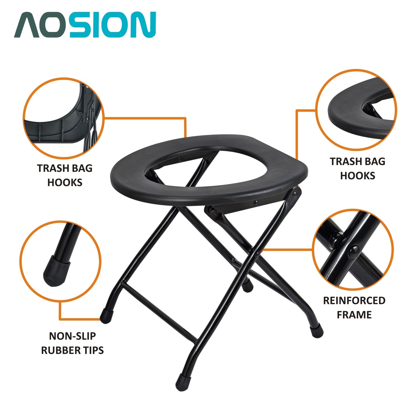 AOSION Portable Toilet for Camping