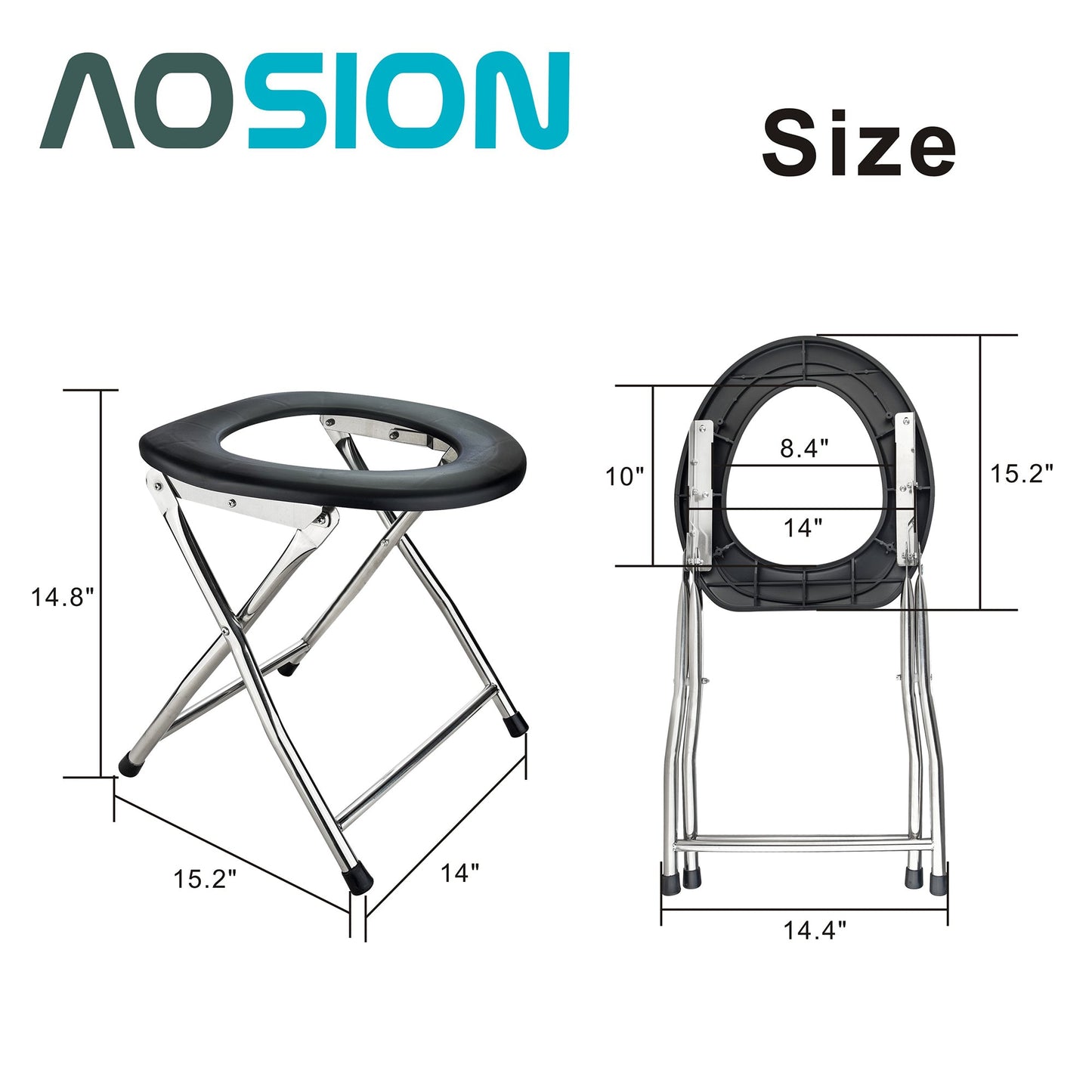AOSION Portable Toilet for Camping